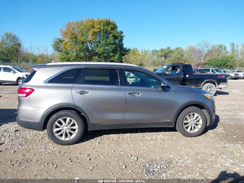 2016 Kia Sorento 3.3L Lx VIN: 5XYPGDA53GG072441 Lot: 43341188