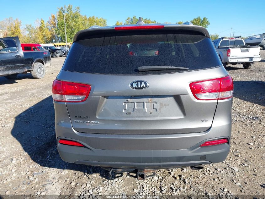 2016 Kia Sorento 3.3L Lx VIN: 5XYPGDA53GG072441 Lot: 43341188