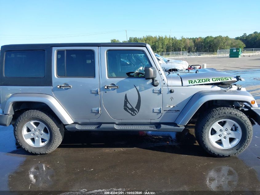 2018 Jeep Wrangler Jk Unlimited Sahara 4X4 VIN: 1C4HJWEG6JL929344 Lot: 43341201