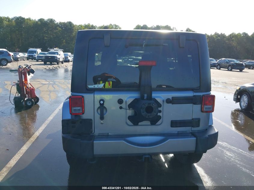 2018 Jeep Wrangler Jk Unlimited Sahara 4X4 VIN: 1C4HJWEG6JL929344 Lot: 43341201