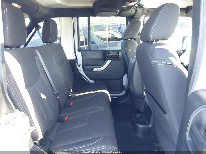 2018 Jeep Wrangler Jk Unlimited Sahara 4X4 VIN: 1C4HJWEG6JL929344 Lot: 43341201