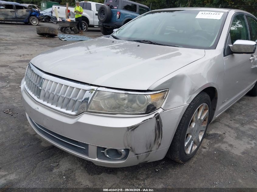 2007 Lincoln Mkz VIN: 3LNHM26T27R624490 Lot: 43341215