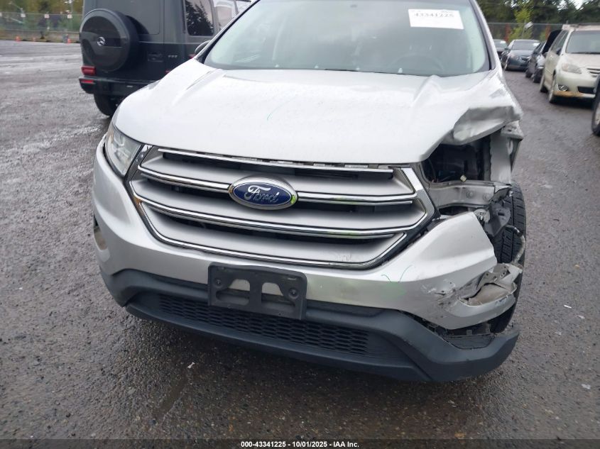 2015 Ford Edge Se VIN: 2FMTK4G92FBB81852 Lot: 43341225