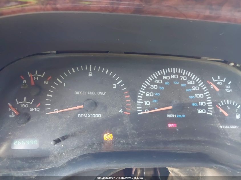 2000 Dodge Ram 2500 St VIN: 1B7KF236XYJ160489 Lot: 43341227