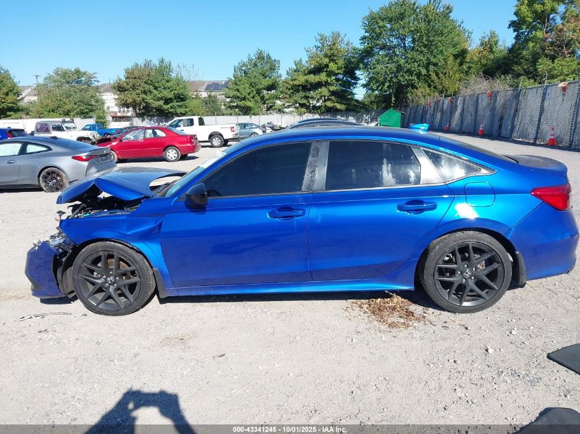 2022 Honda Civic Sport VIN: 2HGFE2F53NH581041 Lot: 43341245