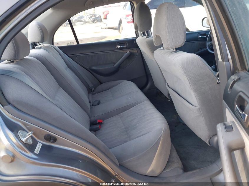 2005 Honda Civic Lx VIN: 2HGES16595H613845 Lot: 43341258