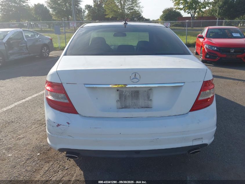 2009 Mercedes-Benz C 300 Sport 4Matic VIN: WDDGF81X39R062384 Lot: 43341290