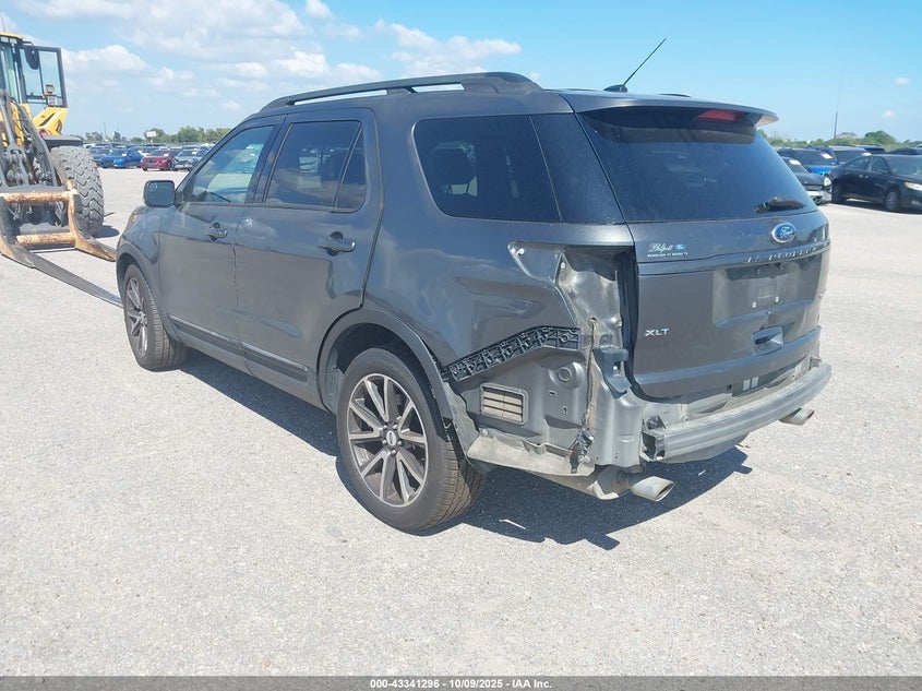 Vin: 1fm5k7d84fgb64615, lot: 43836009, ford explorer xlt 20153