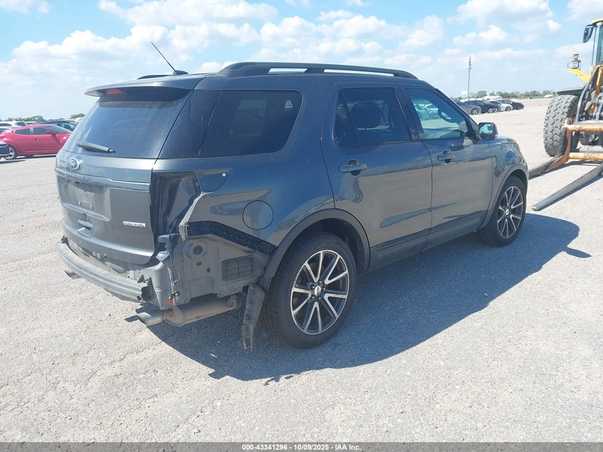 Vin: 1fm5k7d84fgb64615, lot: 43836009, ford explorer xlt 20154