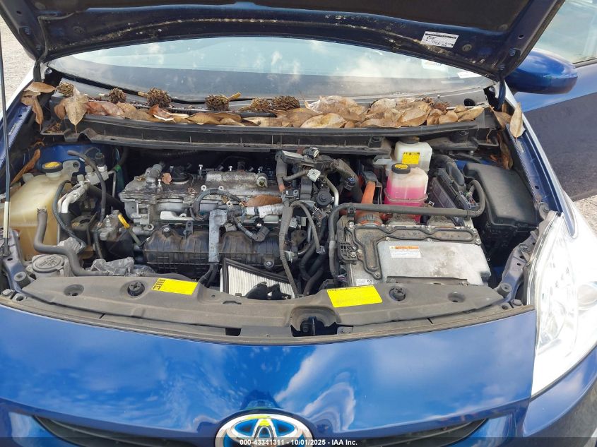 2011 Toyota Prius Two VIN: JTDKN3DU8B1405108 Lot: 43341311