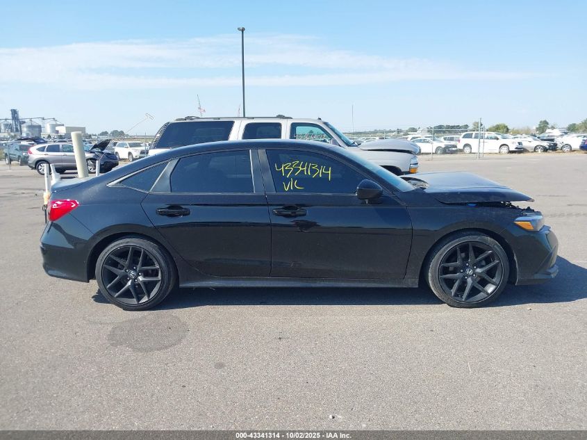 2022 Honda Civic Sport VIN: 2HGFE2F51NH560348 Lot: 43341314