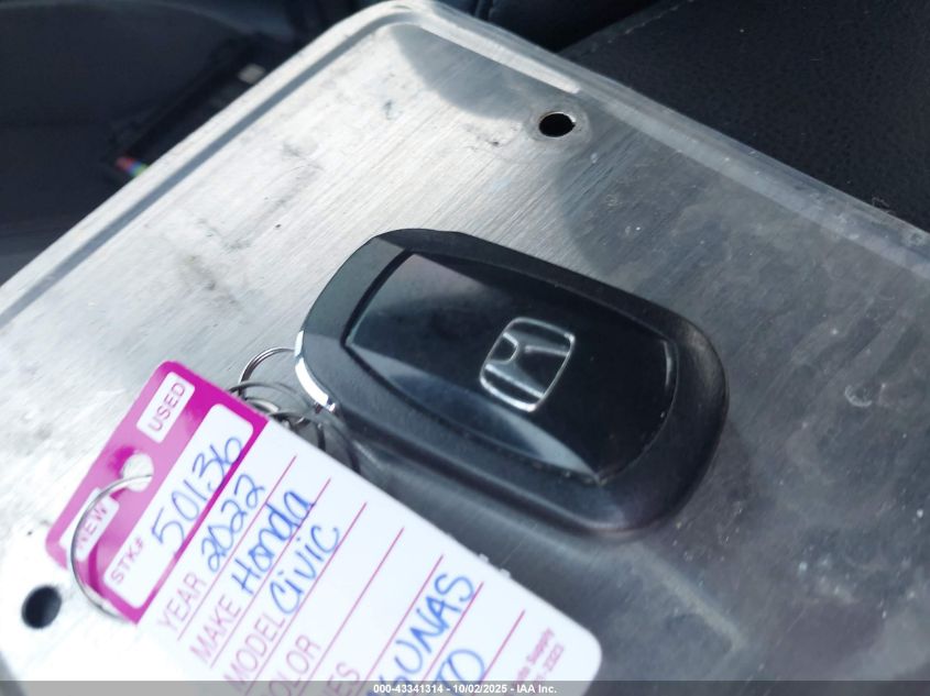 2022 Honda Civic Sport VIN: 2HGFE2F51NH560348 Lot: 43341314