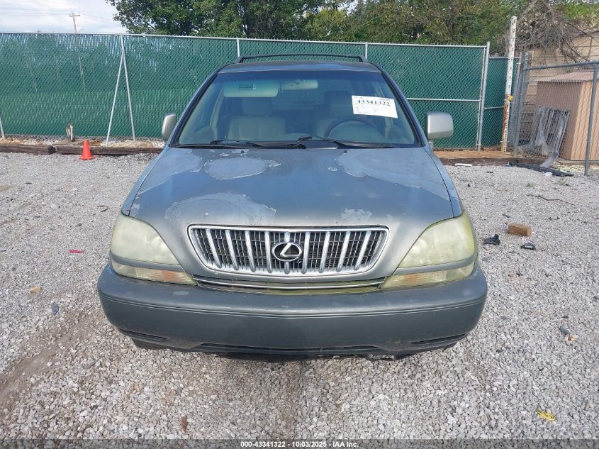 2003 Lexus Rx 300 VIN: JTJHF10U630314263 Lot: 43341322
