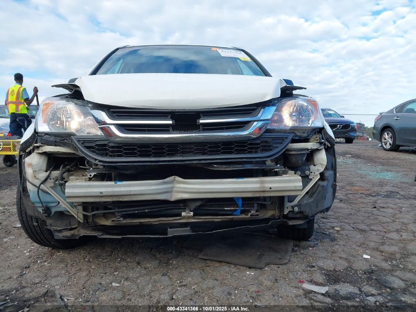 2011 Honda Cr-V Lx VIN: 5J6RE4H39BL057842 Lot: 43341366