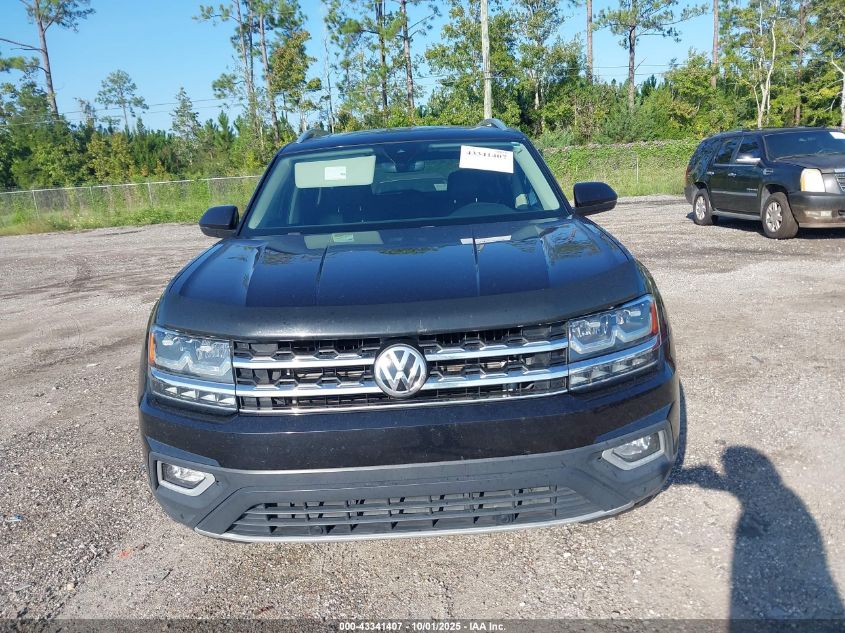 2018 Volkswagen Atlas 3.6L V6 Sel VIN: 1V2ER2CA8JC527164 Lot: 43341407