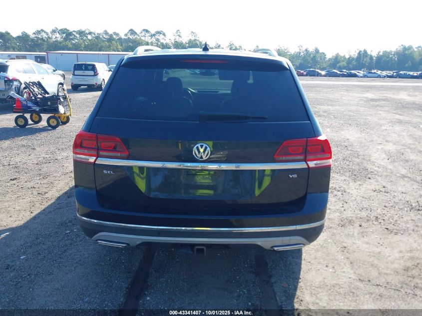 2018 Volkswagen Atlas 3.6L V6 Sel VIN: 1V2ER2CA8JC527164 Lot: 43341407