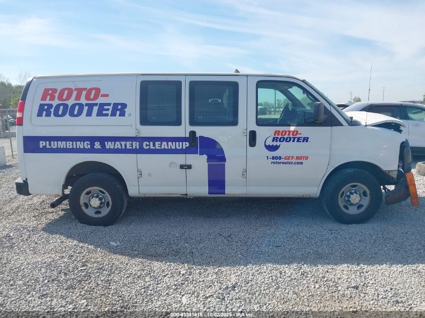 2013 Chevrolet Express 2500 Work Van VIN: 1GCWGFCA7D1903663 Lot: 43341415