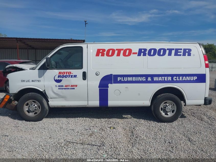 2013 Chevrolet Express 2500 Work Van VIN: 1GCWGFCA7D1903663 Lot: 43341415