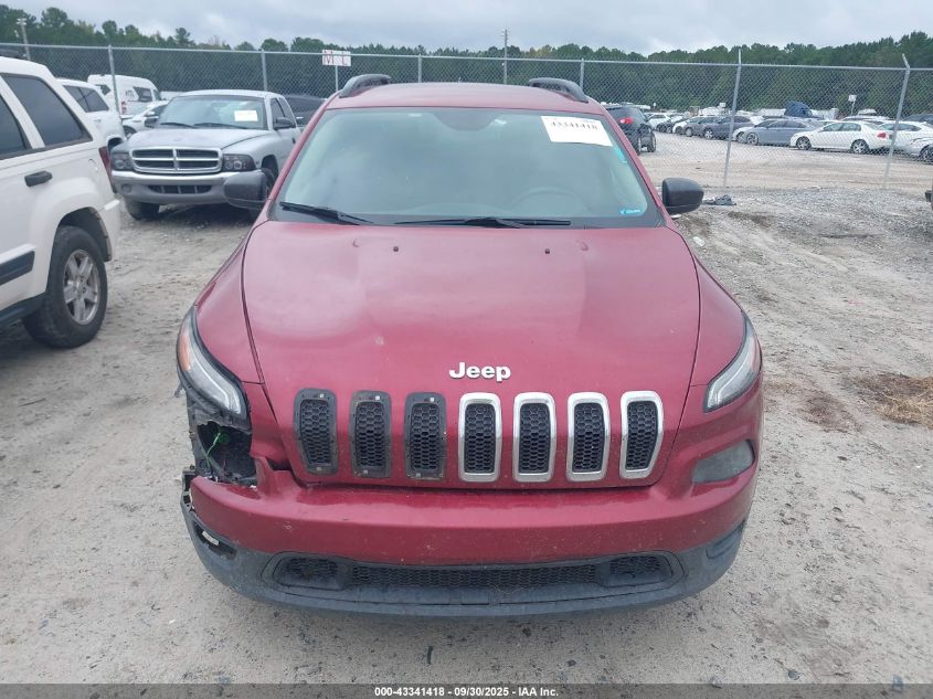 2016 Jeep Cherokee Sport VIN: 1C4PJLAB2GW200964 Lot: 43341418