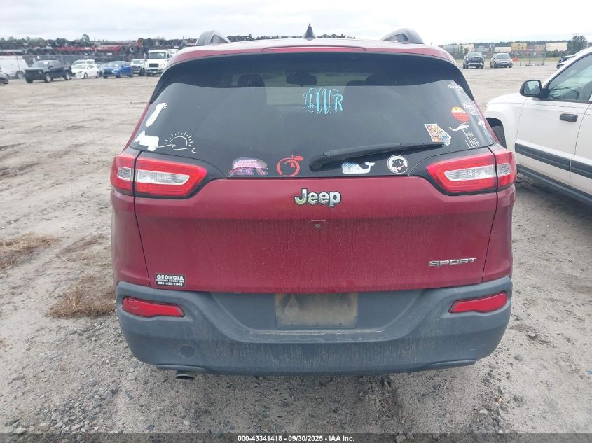 2016 Jeep Cherokee Sport VIN: 1C4PJLAB2GW200964 Lot: 43341418