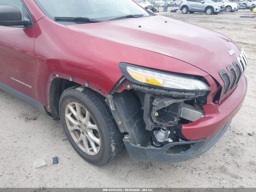 2016 Jeep Cherokee Sport VIN: 1C4PJLAB2GW200964 Lot: 43341418