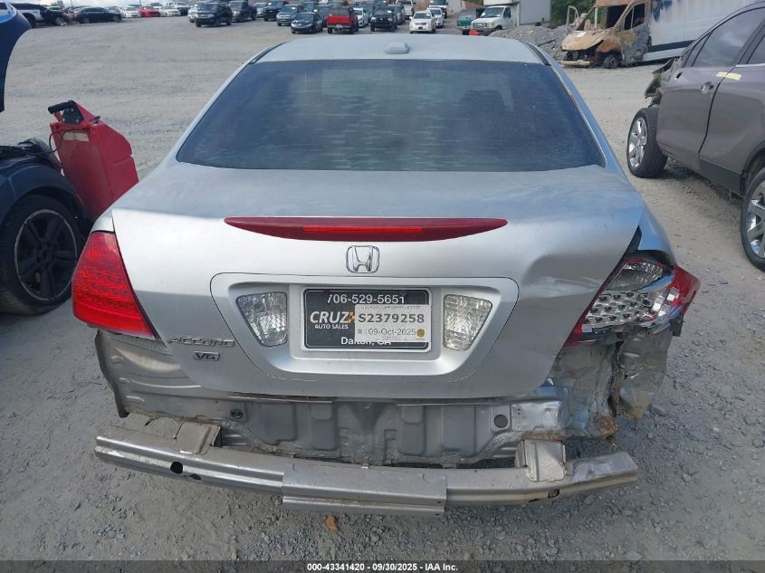 2006 Honda Accord Sdn Ex-L V6 VIN: 1HGCM66536A051701 Lot: 43341420