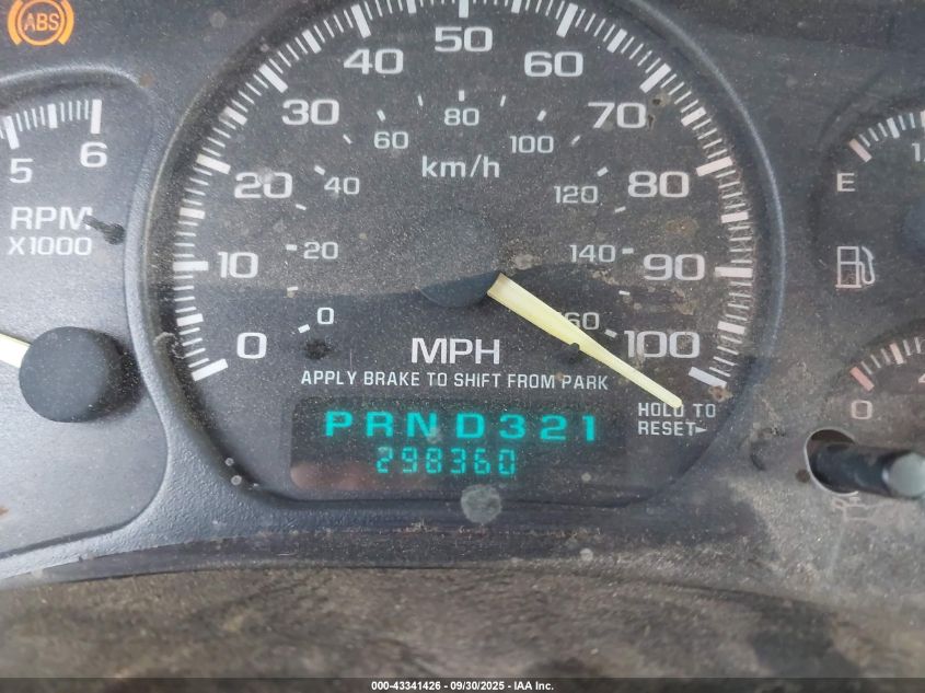 2000 Chevrolet Silverado 1500 Ls VIN: 2GCEC19T8Y1147120 Lot: 43341426