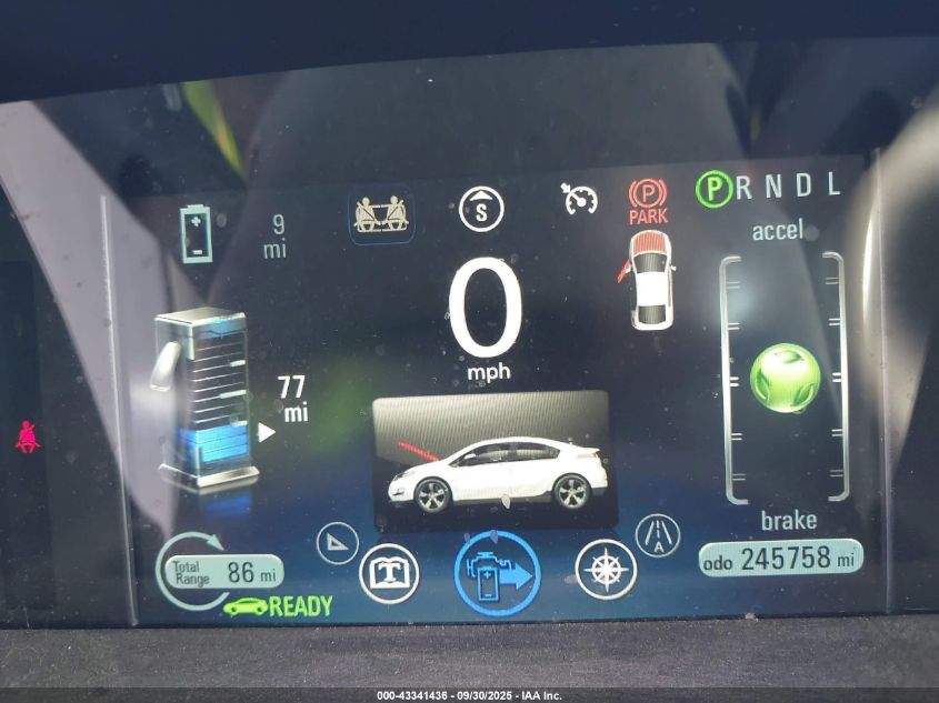 2014 Chevrolet Volt VIN: 1G1RB6E46EU114240 Lot: 43341436