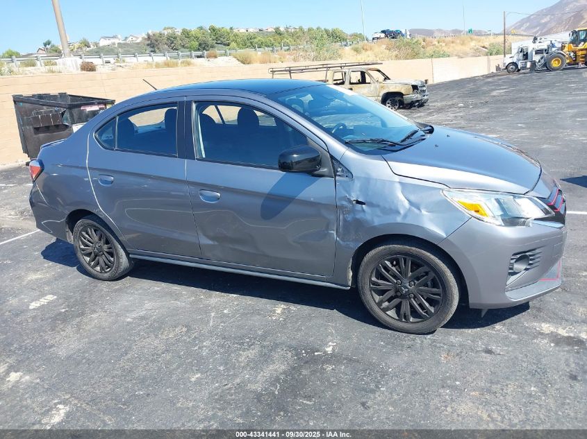 2023 Mitsubishi Mirage G4 Black Edition/Es/Le VIN: ML32FUFJ7PHF00592 Lot: 43341441