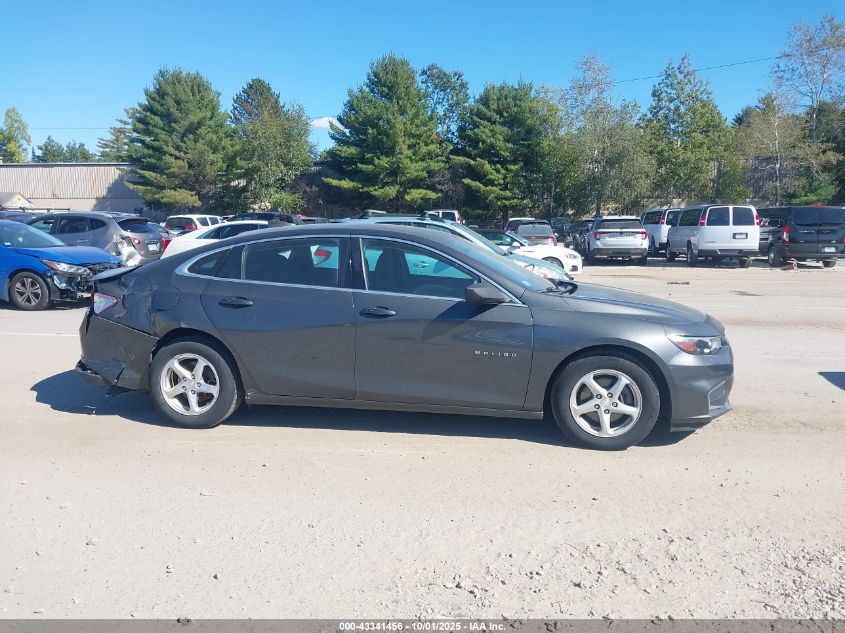 2017 Chevrolet Malibu Ls VIN: 1G1ZB5ST0HF196707 Lot: 43341456
