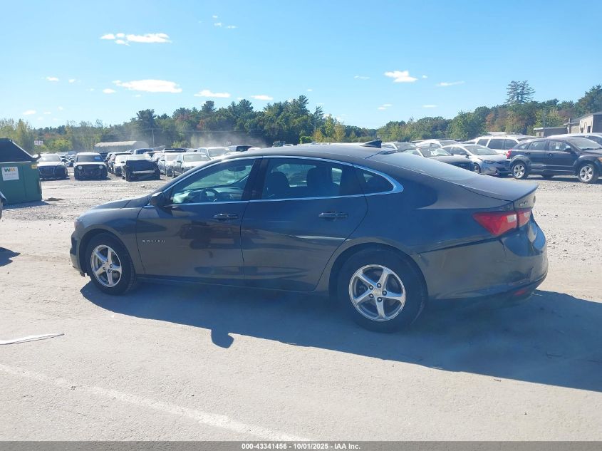 2017 Chevrolet Malibu Ls VIN: 1G1ZB5ST0HF196707 Lot: 43341456
