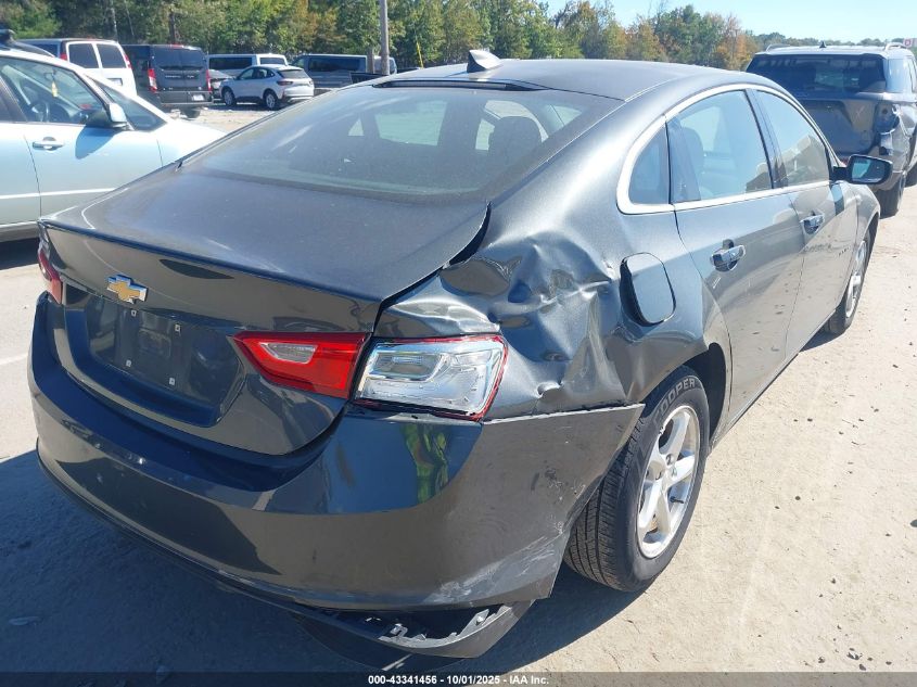 2017 Chevrolet Malibu Ls VIN: 1G1ZB5ST0HF196707 Lot: 43341456