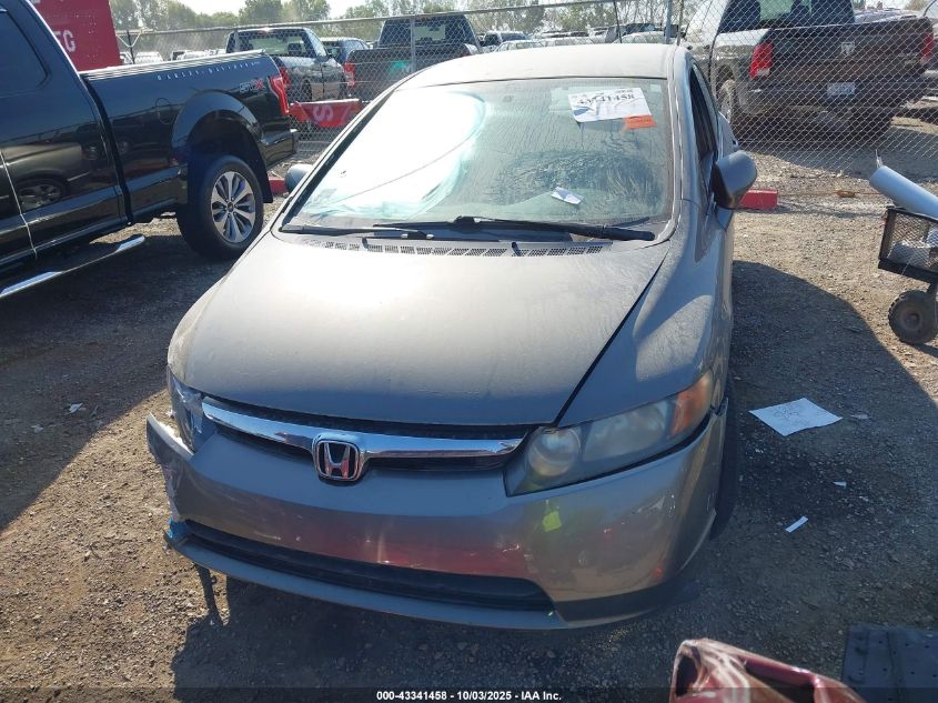 2008 Honda Civic Lx VIN: 2HGFA16528H352053 Lot: 43341458