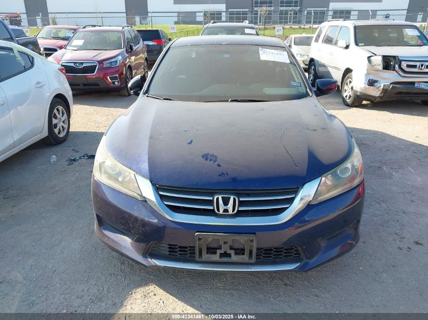 2013 Honda Accord Lx VIN: 1HGCR2F38DA095540 Lot: 43341461