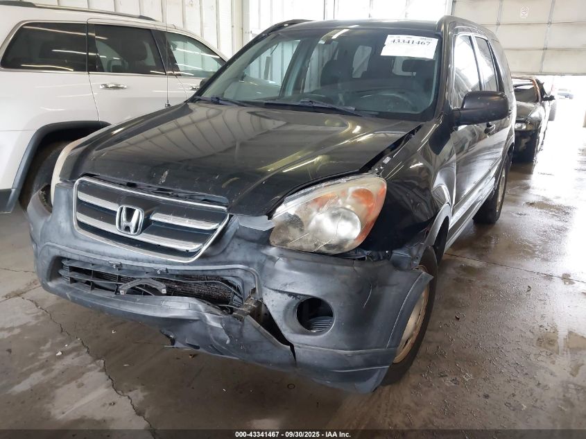 2006 Honda Cr-V Lx VIN: SHSRD78576U444306 Lot: 43341467