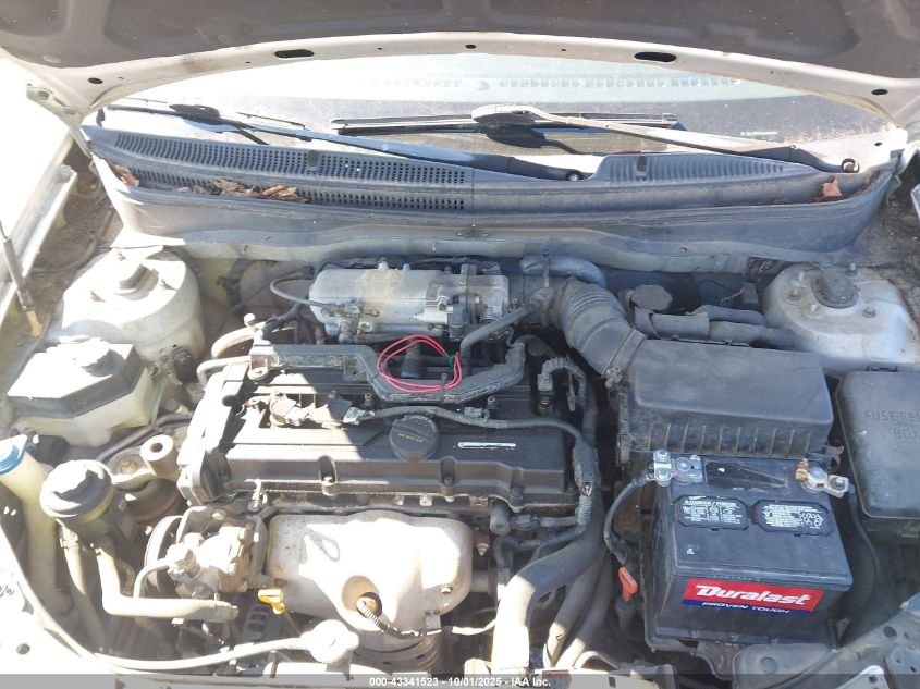 2008 Kia Rio Lx VIN: KNADE123786379326 Lot: 43341523