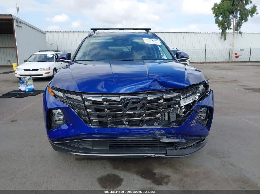 2022 Hyundai Tucson Limited VIN: 5NMJE3AE6NH157587 Lot: 43341529