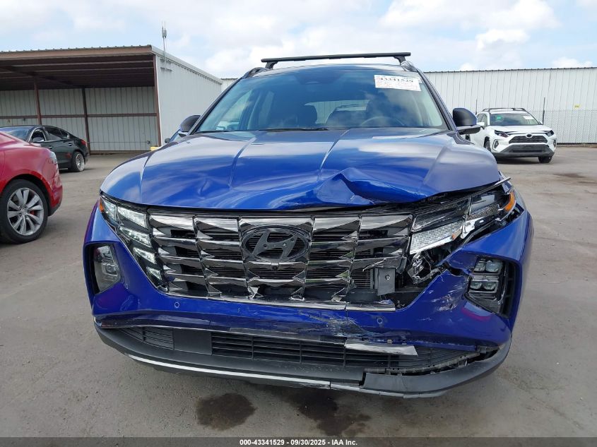 2022 Hyundai Tucson Limited VIN: 5NMJE3AE6NH157587 Lot: 43341529