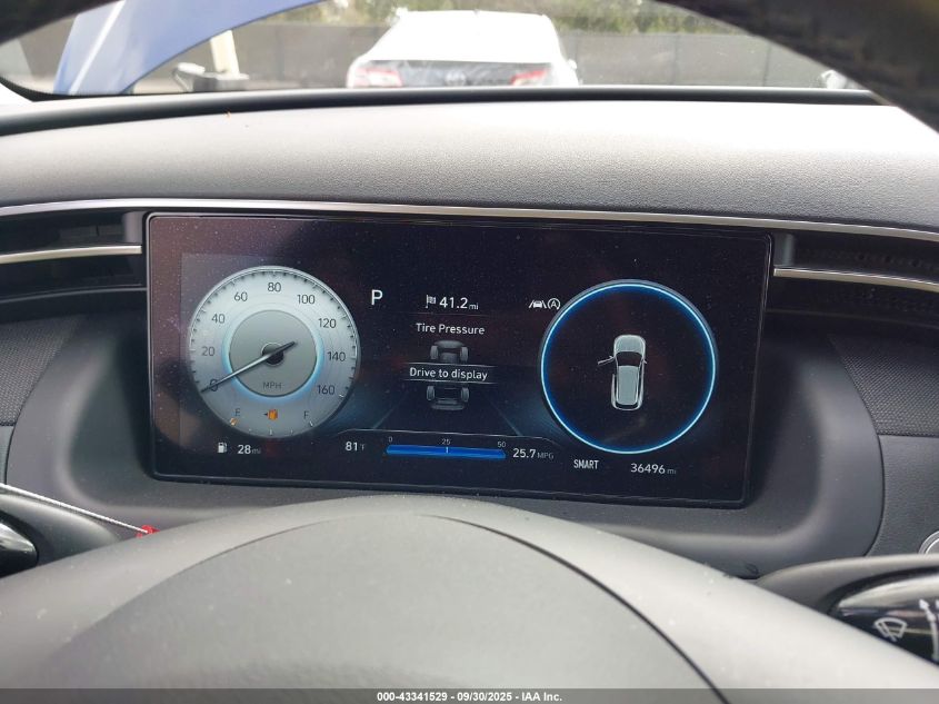 2022 Hyundai Tucson Limited VIN: 5NMJE3AE6NH157587 Lot: 43341529