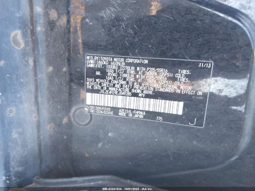 2014 Scion Xb VIN: JTLZE4FE9EJ049285 Lot: 43341534