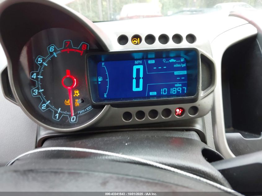 2016 Chevrolet Sonic Lt Auto VIN: 1G1JC6SB8G4102543 Lot: 43341543