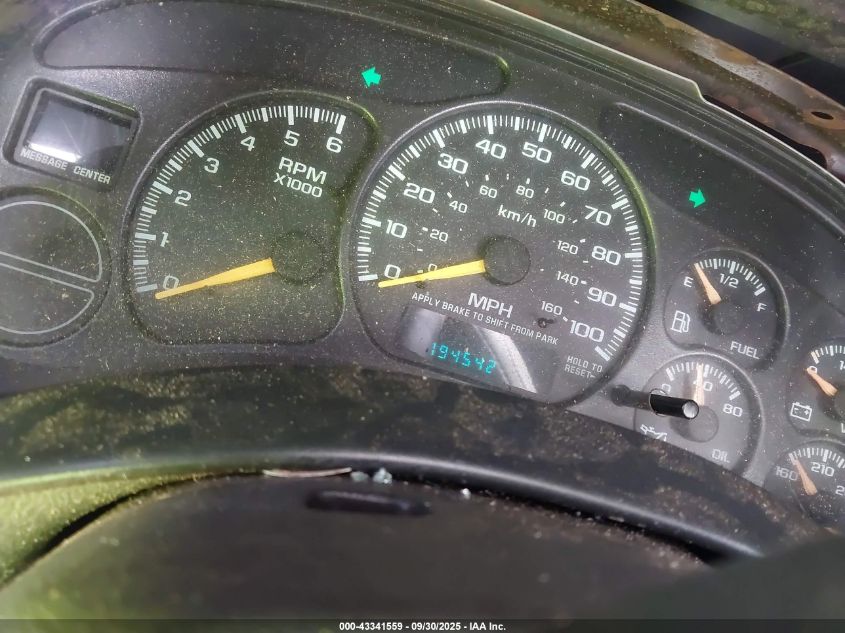 2000 GMC Sierra 1500 Sl VIN: 1GTEC14W2YZ195091 Lot: 43341559