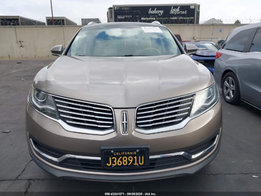 2018 Lincoln Mkx Select VIN: 2LMPJ6KR0JBL14757 Lot: 43341571