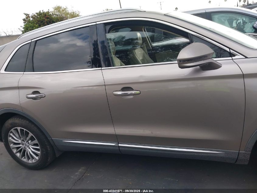 2018 Lincoln Mkx Select VIN: 2LMPJ6KR0JBL14757 Lot: 43341571