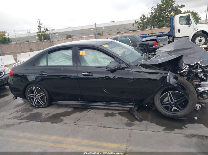 2025 Mercedes-Benz C 300 VIN: W1KAF4HB3SR272238 Lot: 43341591