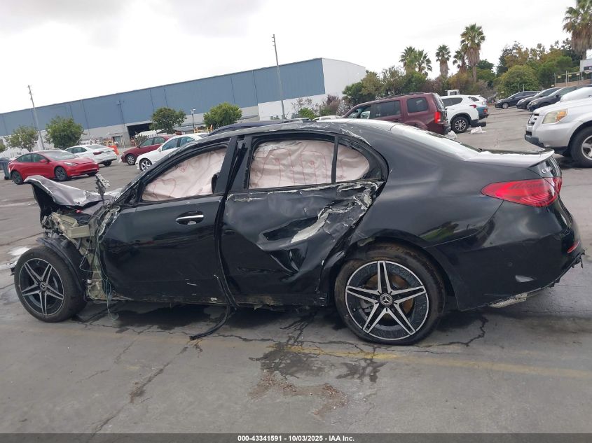 2025 Mercedes-Benz C 300 VIN: W1KAF4HB3SR272238 Lot: 43341591