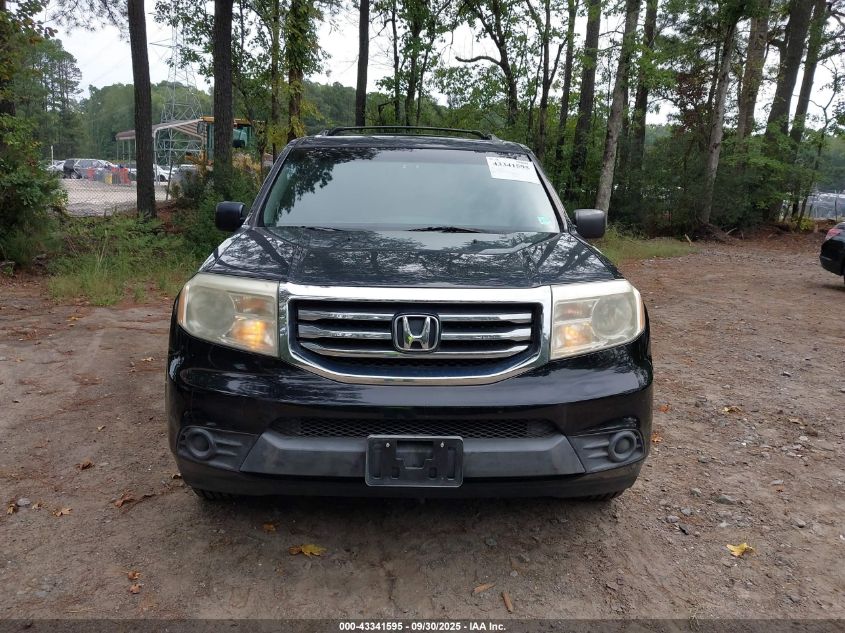 2012 Honda Pilot Lx VIN: 5FNYF4H24CB038772 Lot: 43341595