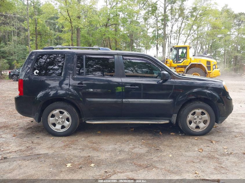 2012 Honda Pilot Lx VIN: 5FNYF4H24CB038772 Lot: 43341595