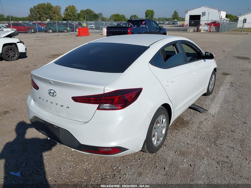 2019 HYUNDAI ELANTRA SE - 5NPD74LFXKH449437