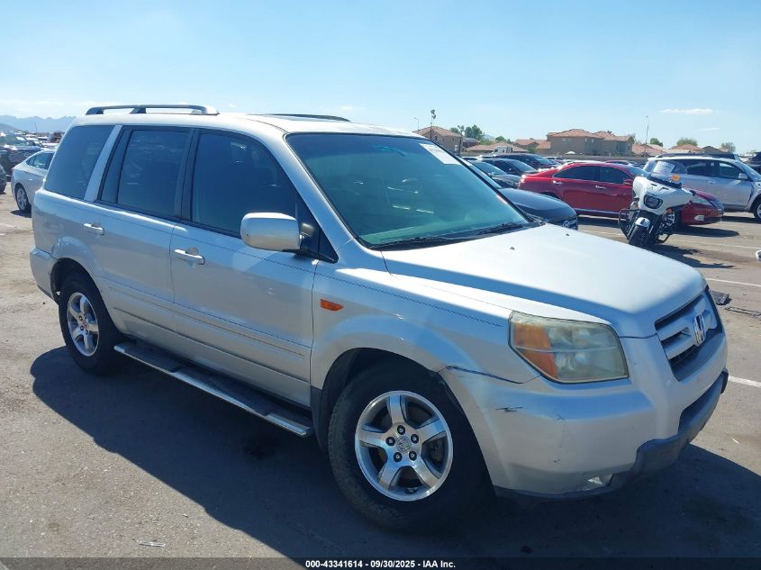 2008 Honda Pilot Ex-L VIN: 5FNYF28558B004216 Lot: 43341614